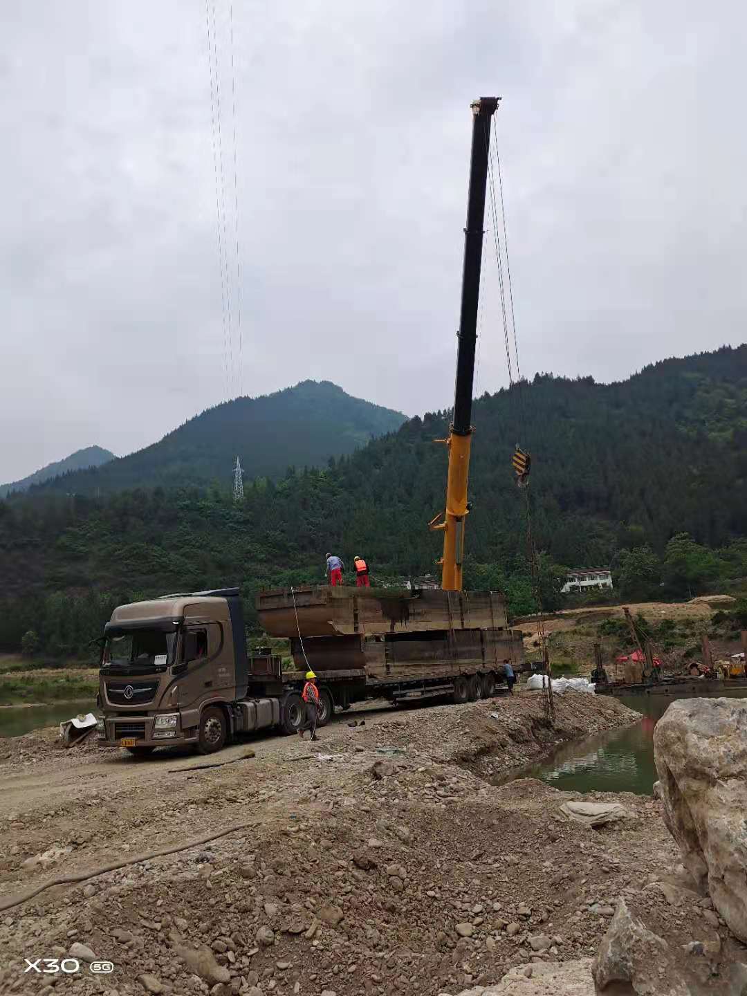 水下取水头安装