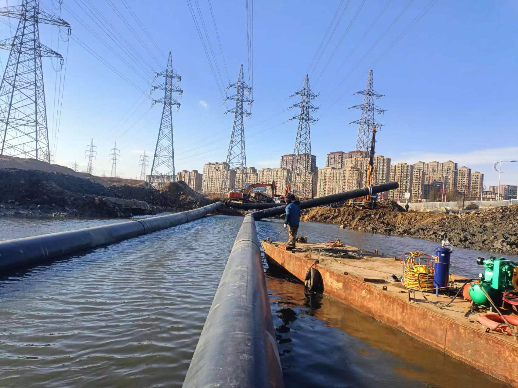 沉管法施工